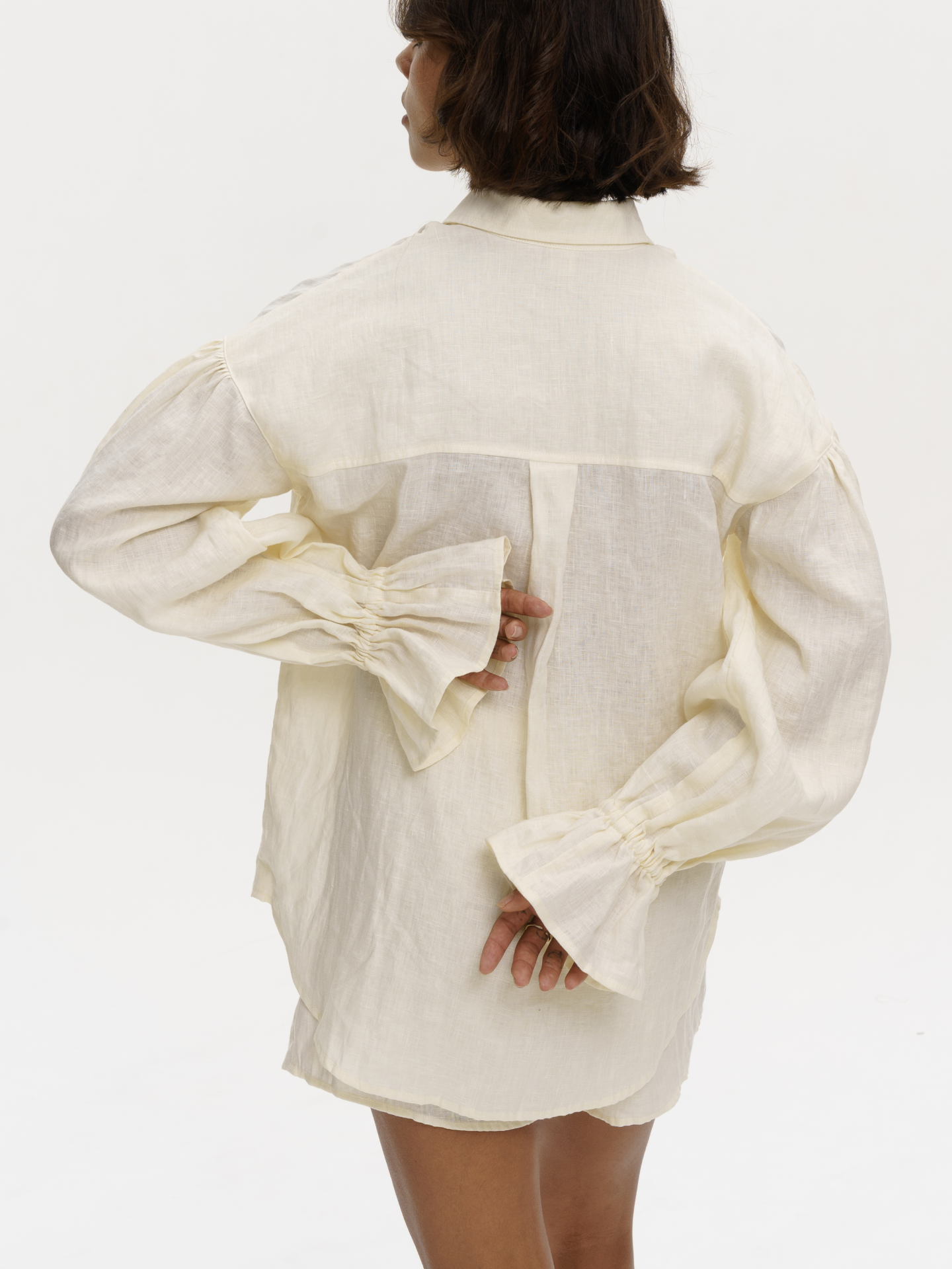 Parisian Linen Shirt in Cream