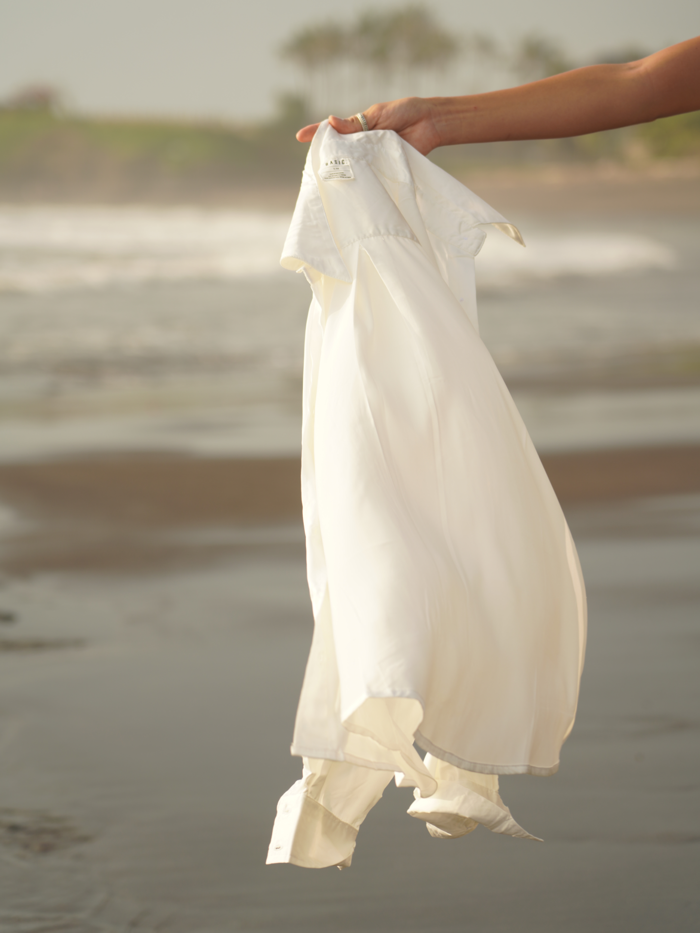 Silky Shirt in White