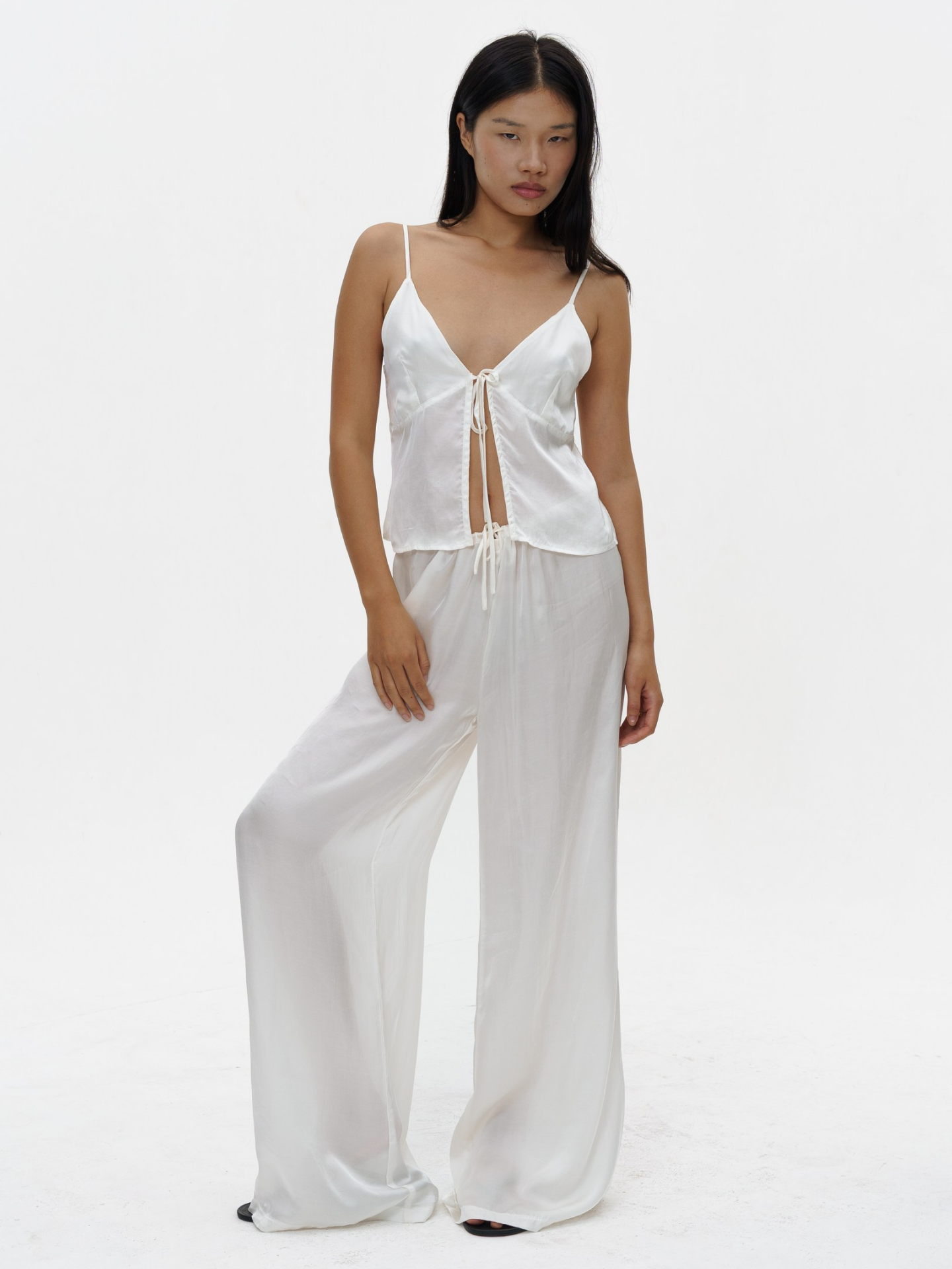 Midnight Pants in Cloud White