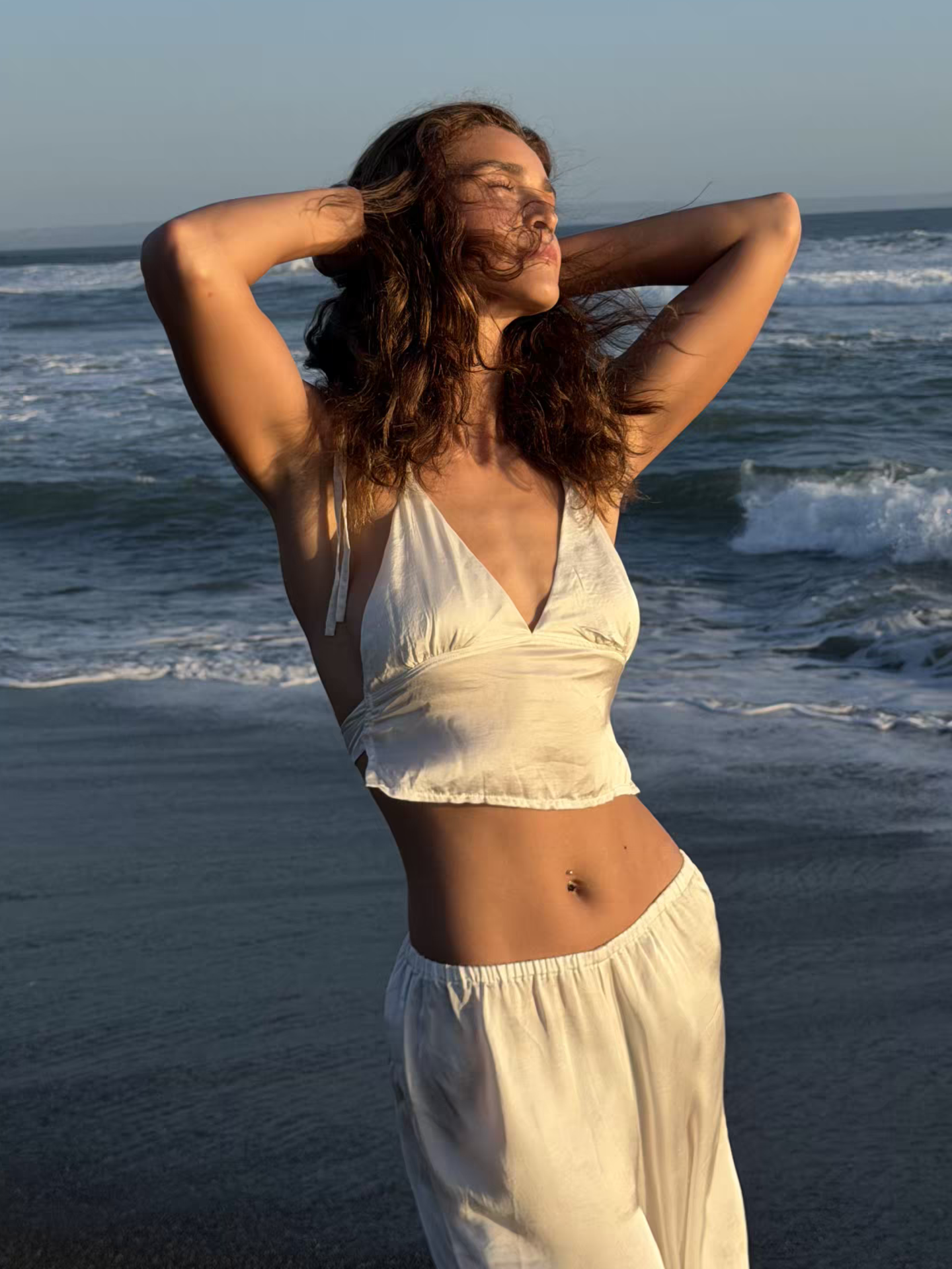Veil Top in Cloud White