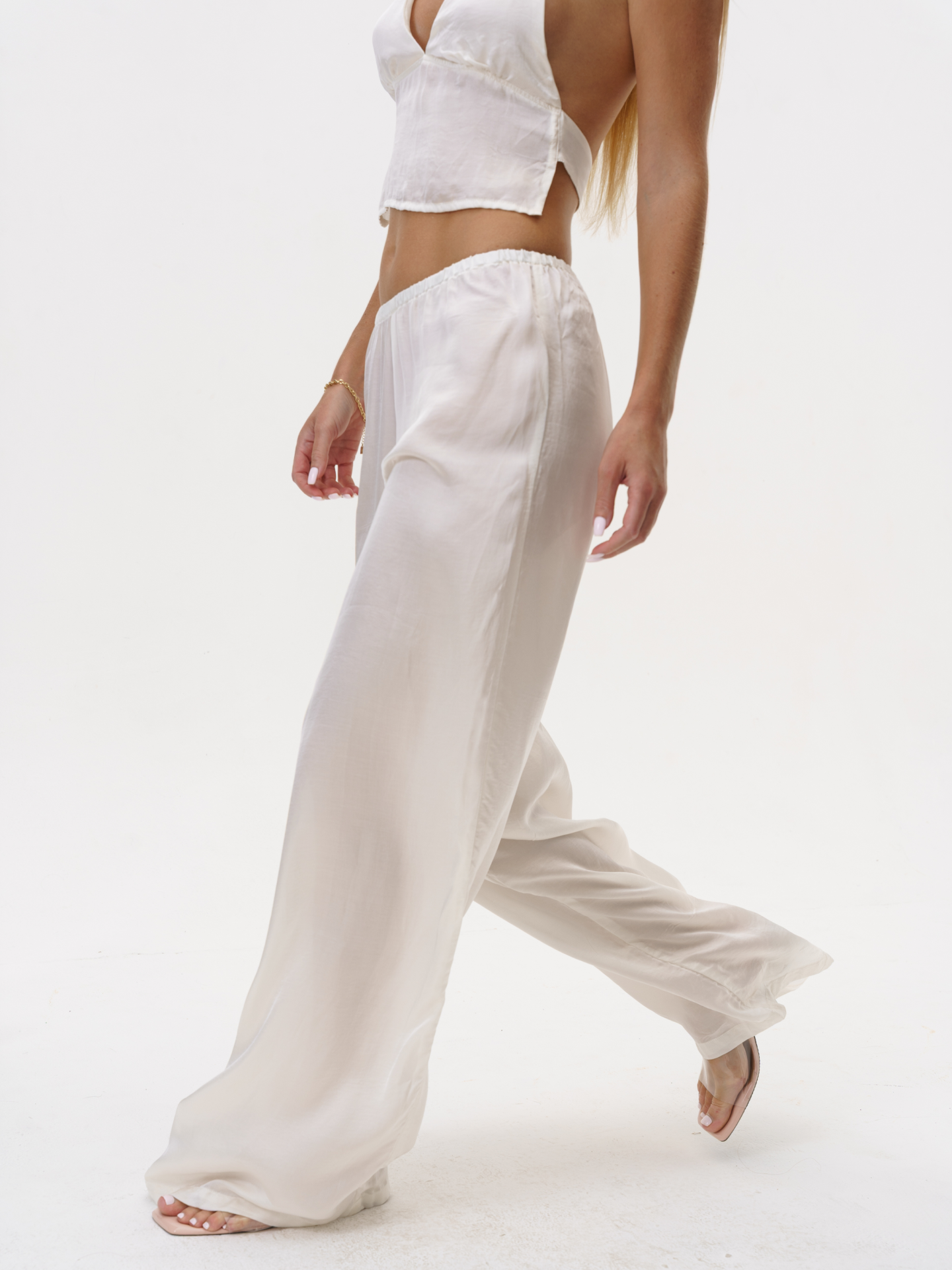 Veil Pants in Cloud White