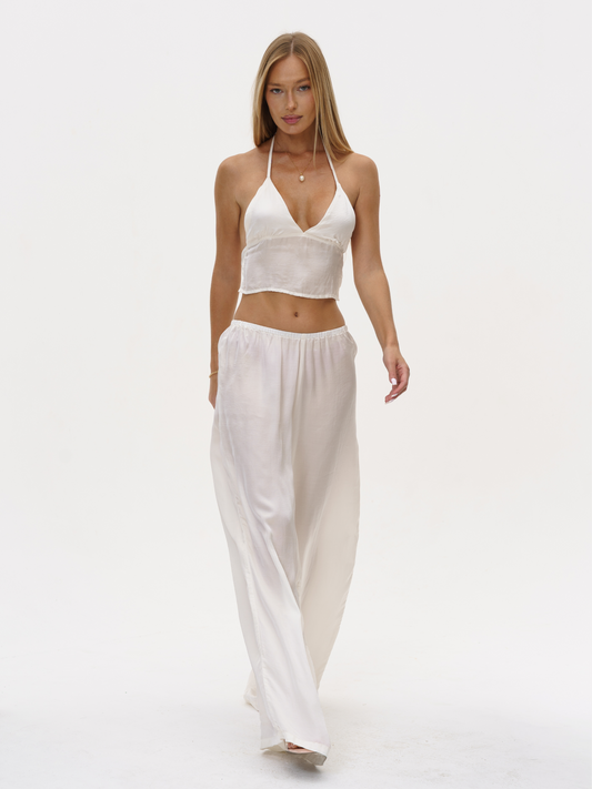 Veil Pants in Cloud White