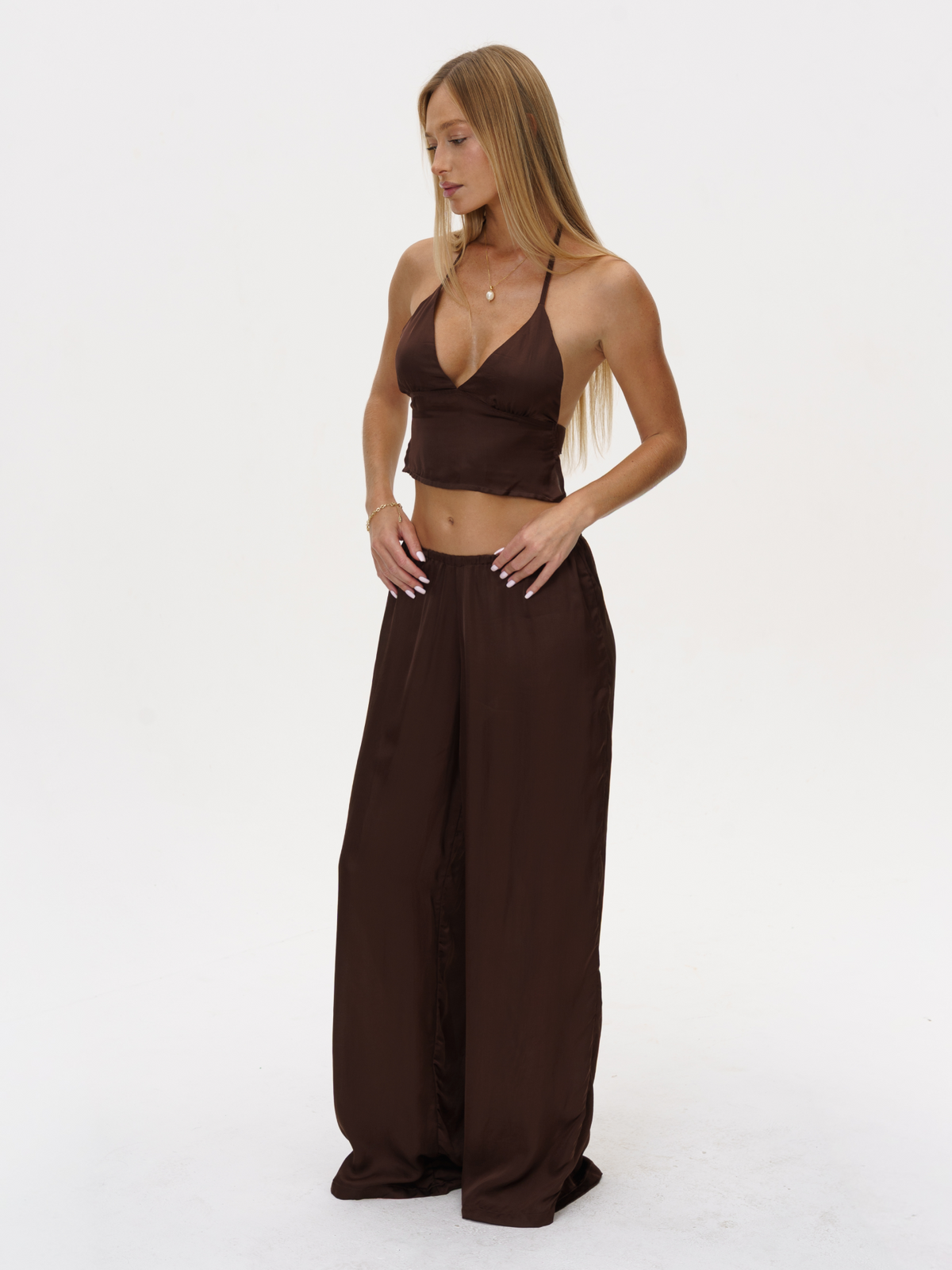 Veil Pants in Coffee