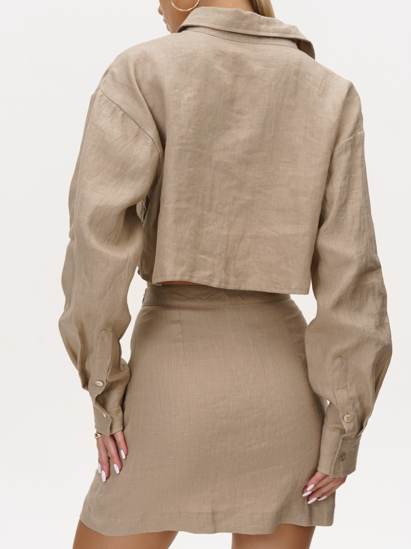 Forme Linen Skirt in Earth